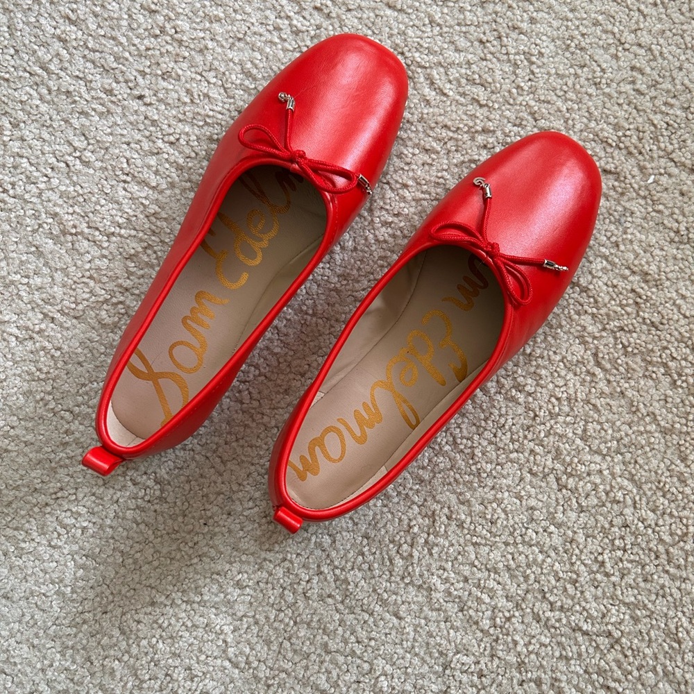 Sam Edelman Red Flats
